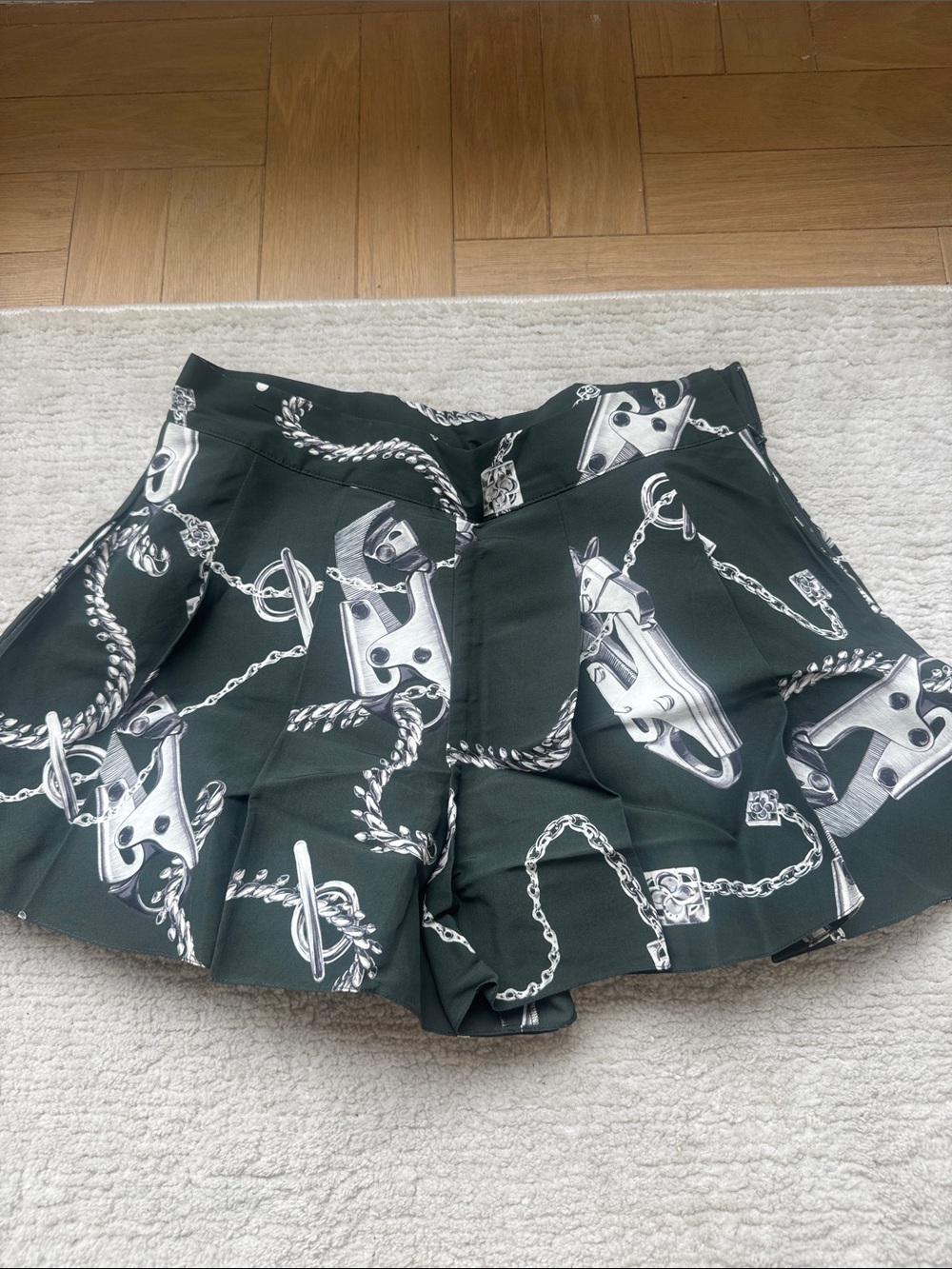 Burberry Pleated Skirt-Style Shorts